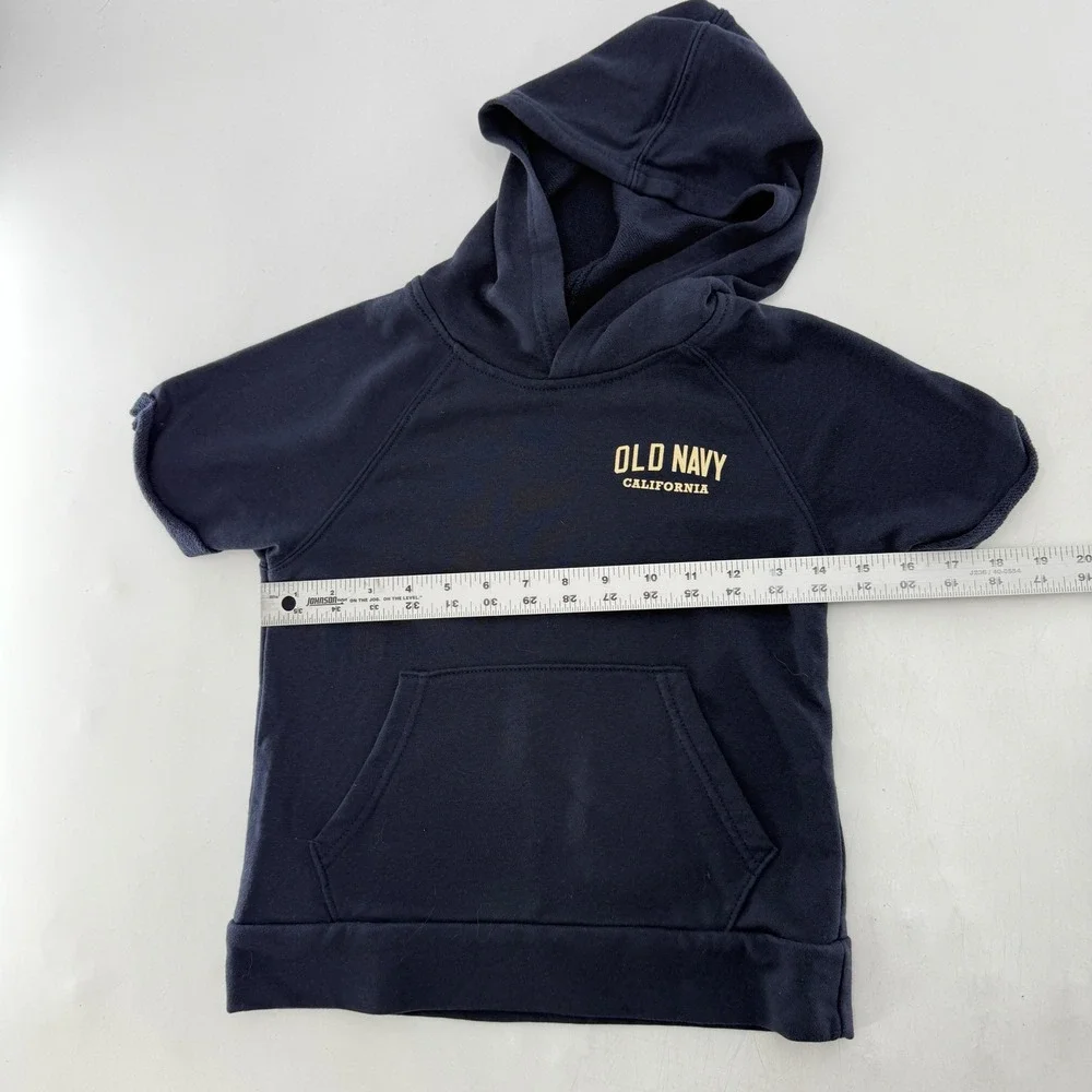 Old Navy Kids Hoodie Short Sleeve Navy Blue Established 1994 California Size‎ S